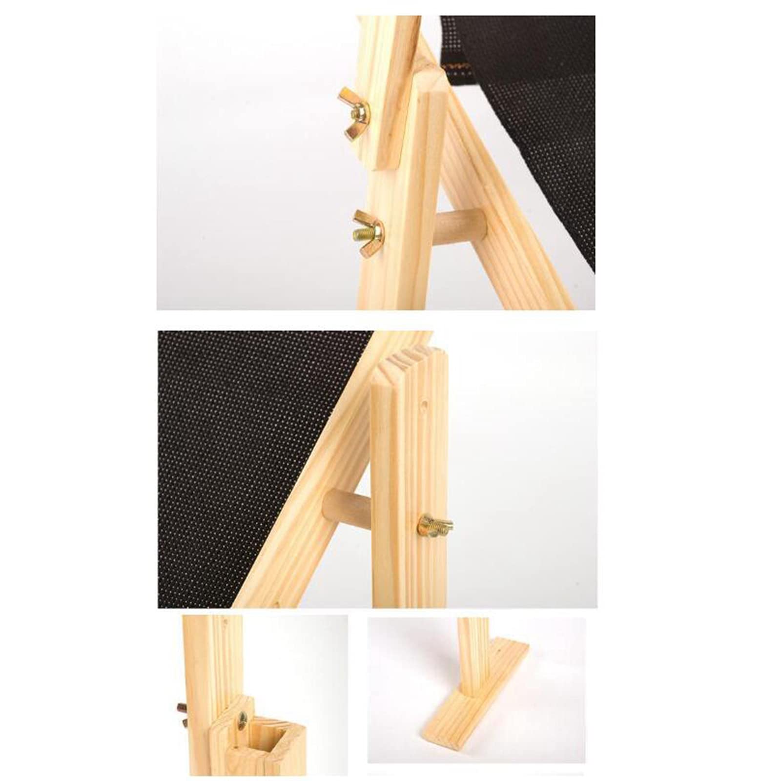 Telaio per Punto Croce, Cerchio Da Ricamo, Supporto in Legno, Accessori Regolabili per Lavori Manuali, Quilting, Ricamo, Stanza Dei Lavori Creativi, Beige