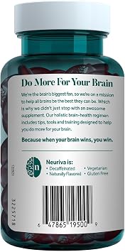 Neuriva Original Brain Health Support Strawberry Gummies (50 Count), Brain Support with Phosphatidylserine & Decaffeinated, Clinically Proven Coffee Cherry (Pack of 3)