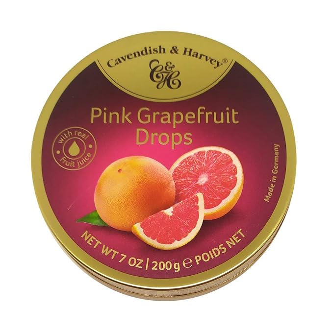 Cavendish & Harvey Pink Grapefruit Hard Candy Drops 7