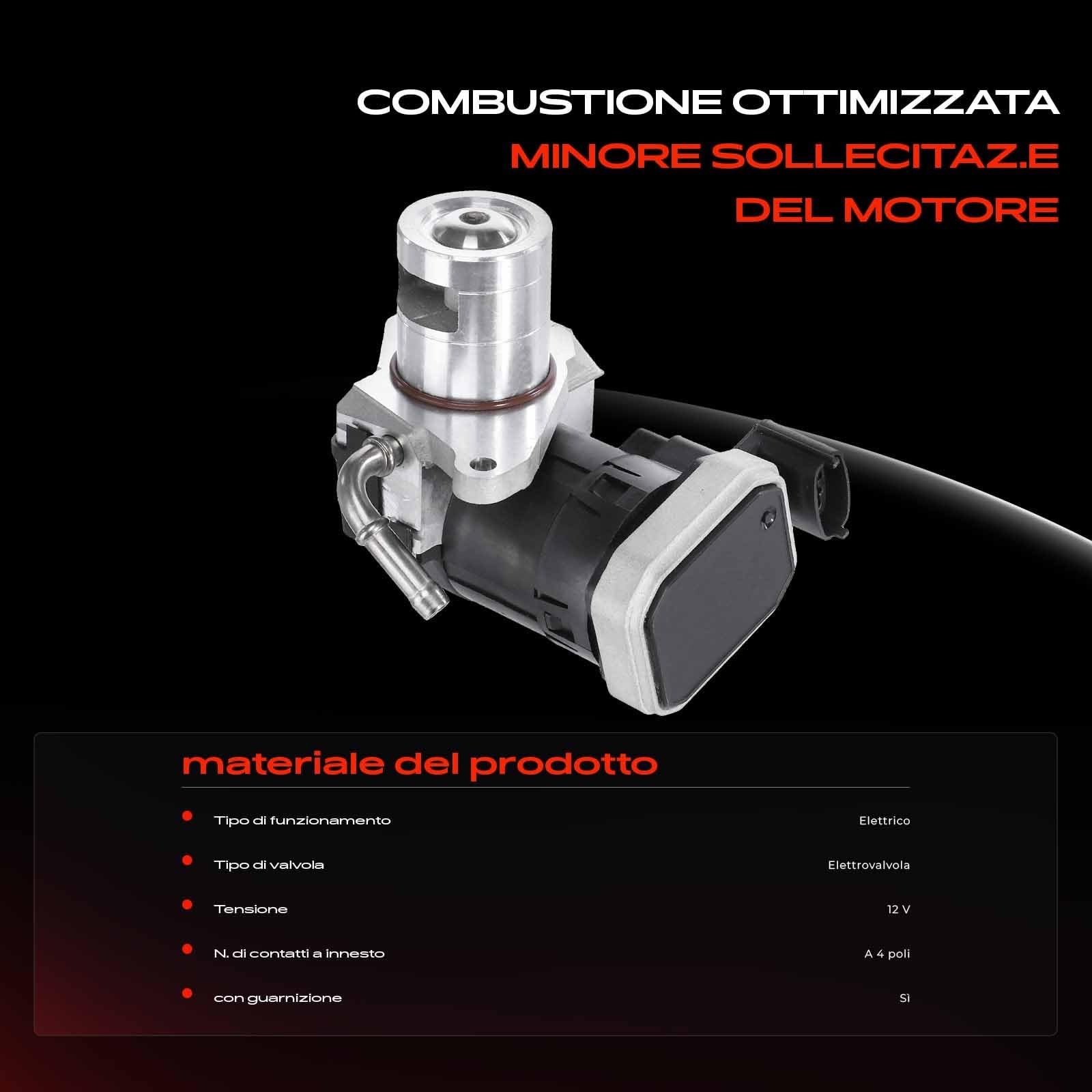 Frankberg Valvola EGR 93176989 | Compatibile con: Astra G Caravan T98, 9-3 YS3D, Astra G CC T98, Vectra C CC Z02, 9-5 Wagon YS3E, Astra G Berlina T98