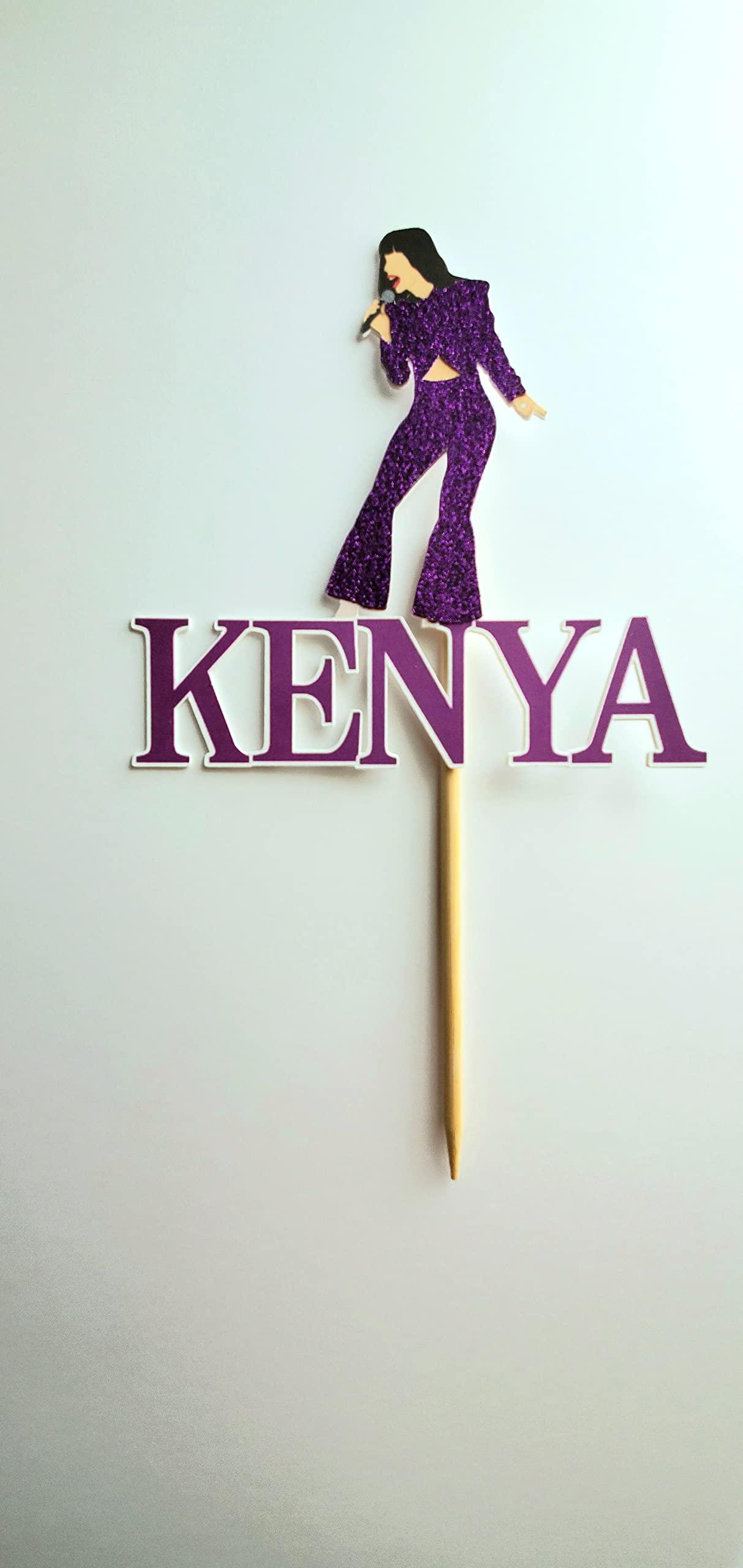 Selena birthday cake topper