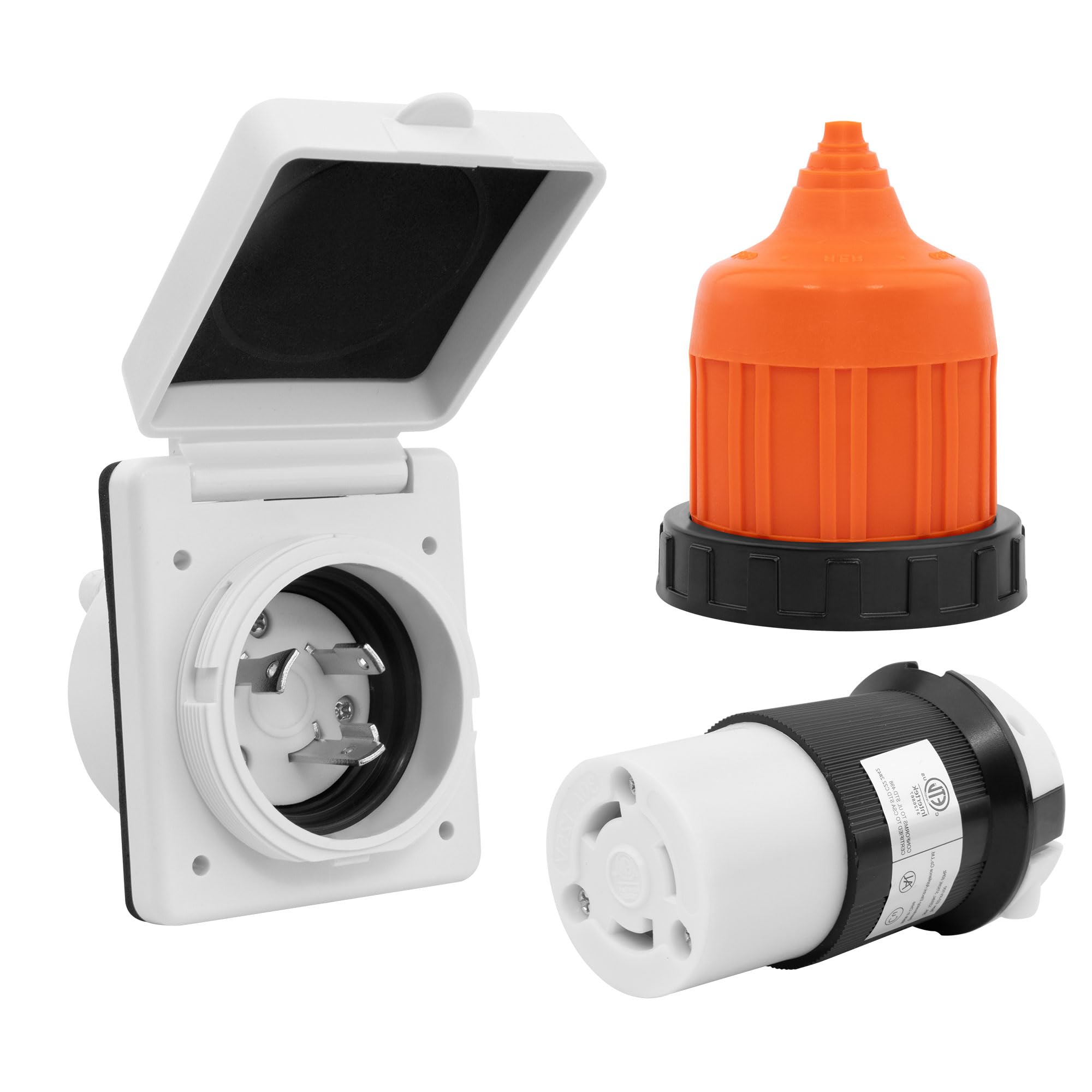 30 AMP RV Power Inlet Twist Lock RV Shore