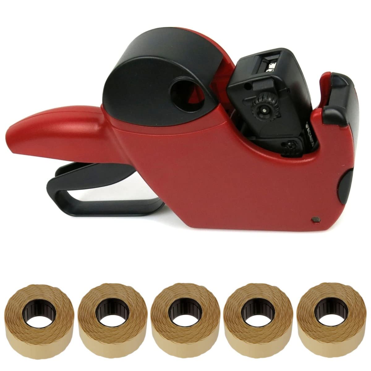 Preisauszeichner Jolly C6 6-stellig SET-ANGEBOT, einfacher Etikettenwechsel, unsere EMPFEHLUNG| inklusive 5 Etikettenrollen nach Wunsch | Auszeichner von PB-Onlinehandel