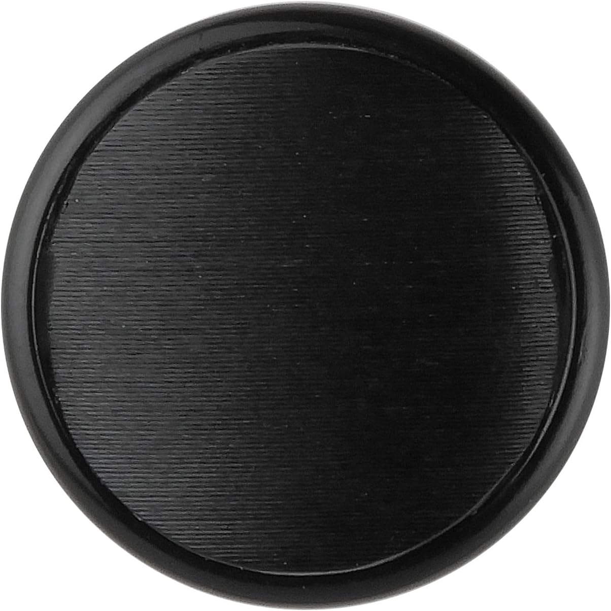 Kiyohara NWN4120 Nauna Buttons, Formal Buttons, Plain, Back Holes, Pack of 2, Diameter 0.8 inches (20 mm), Black