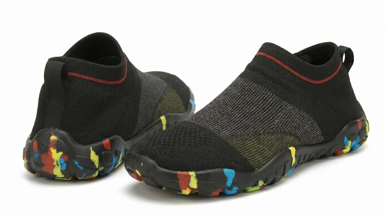 Women's Beach Shoes,Quick-Dry Water Shoes with Breathable Fabric Upper and EVA Sole, Soft-Soled Sneakers for Indoor Yoga and All Seasons, Suitable for Swimming and Water Activities, Swim Shoes-image-7