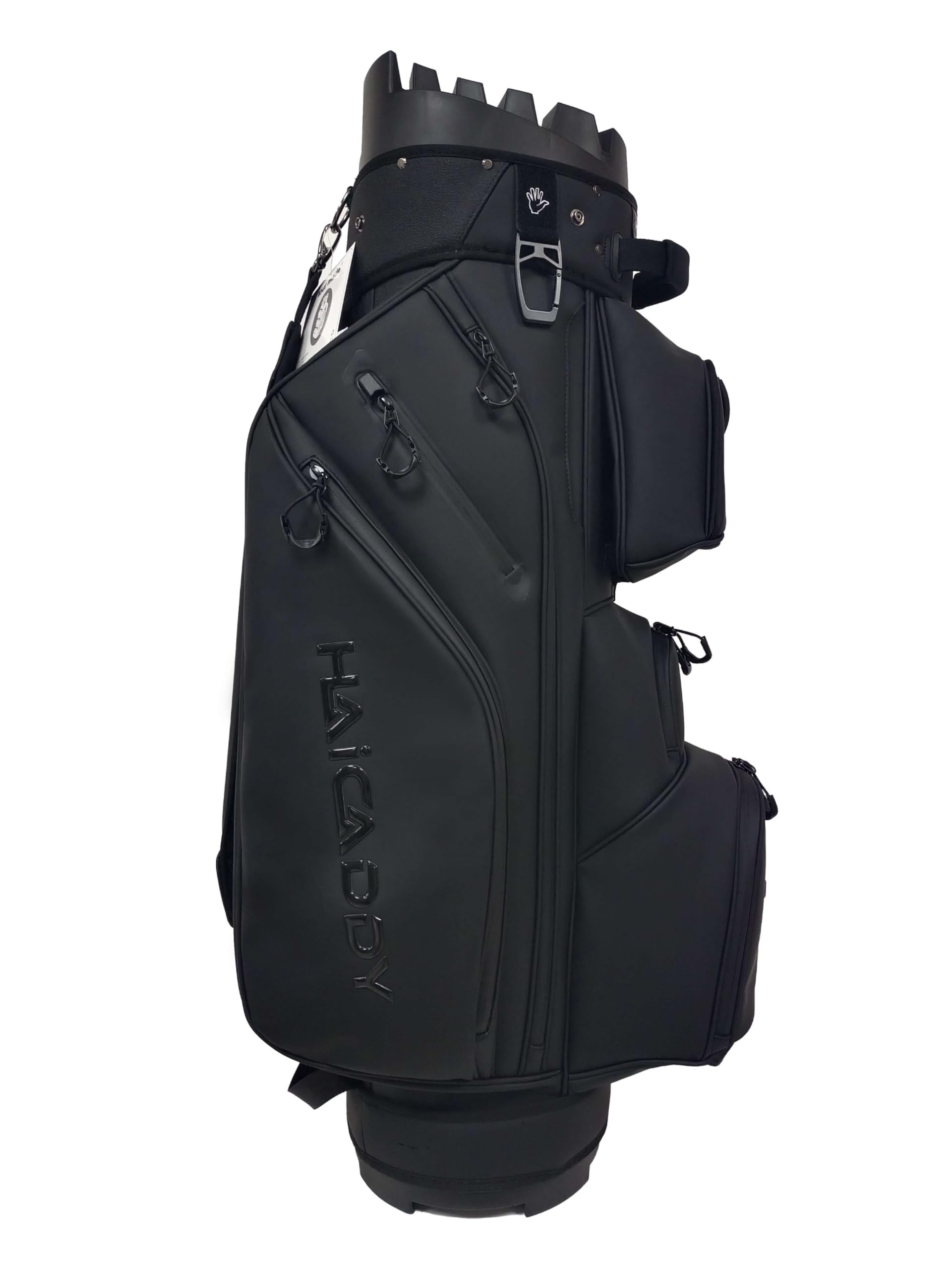 Tour Made Sac de Golf Deluxe I Hommes & Femmes I Poche magnétique I Pas de cliquetis de Raquettes grâce à l'organiseur I 14 Compartiments Raquettes continus I Grand Sac Isotherme
