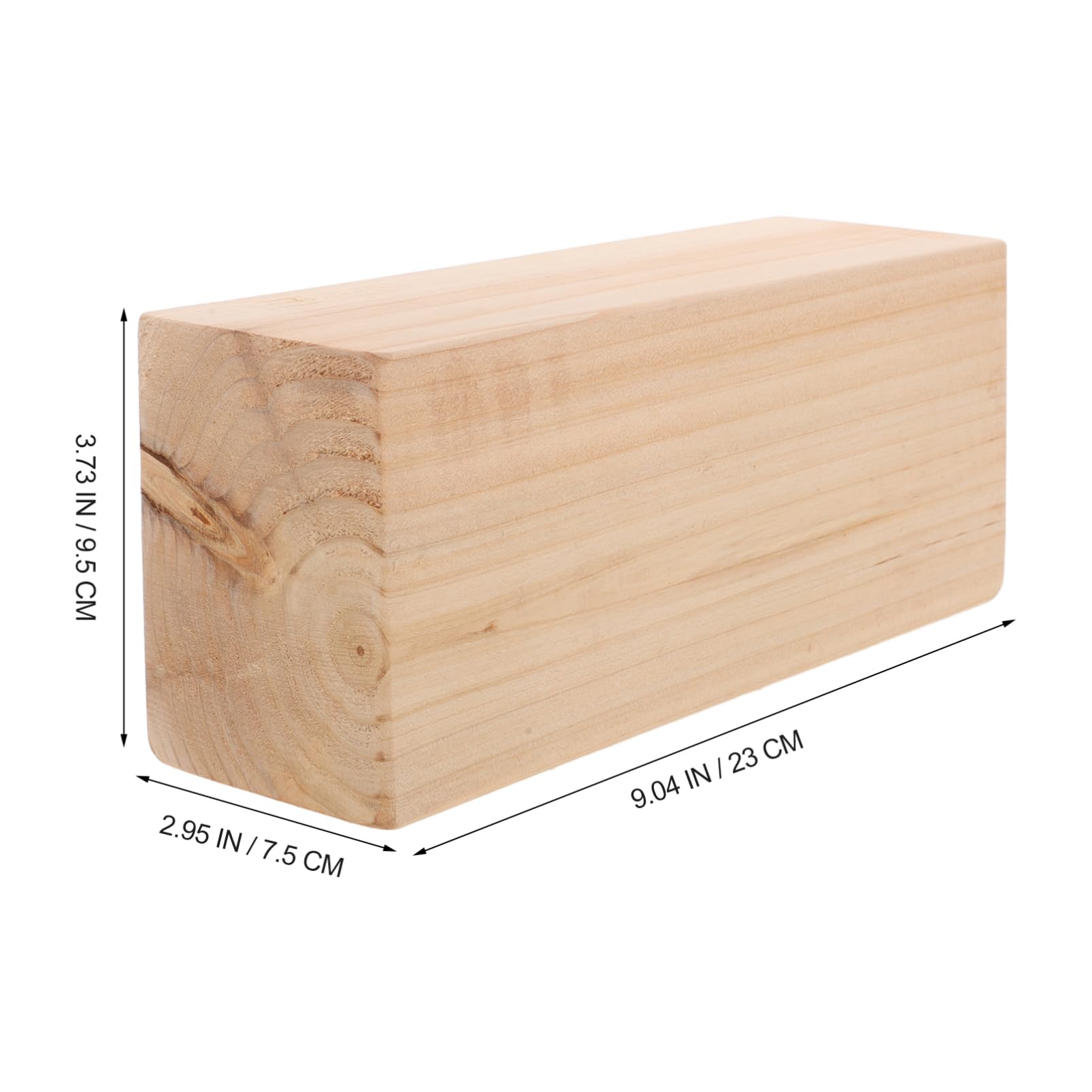 ifundom Yoga Training Brick Durable High Density Wood Block for Improved Balance Flexibility and Range of Motion for Yoga Pilates Gym Exercises and Dance