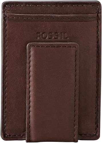 Fossil Funda magnética minimalista de cuero para hombre con clip de dinero y bolsillo frontal Negro Fossil Funda magnética minimalista de cuero para hombre con clip de dinero y bolsillo frontal Negro