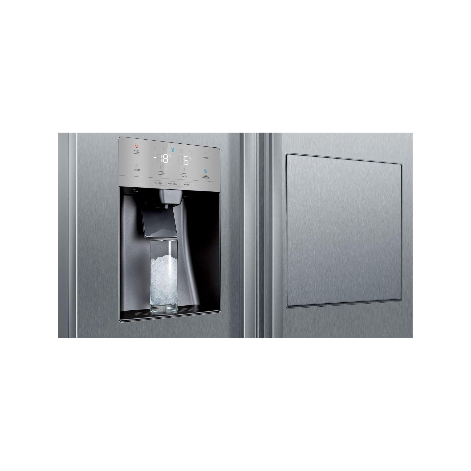 Siemens KA93GAIEP iQ500 Frigorífico con puerta lateral Side-by-Side americana, 323 kWh/año, 560 l, noFrost, iluminación interior LED, superCooling, superFreezing