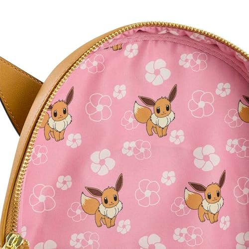 Loungefly Pokemon - Eevee - Mini Backpack - Sacchetto Carino Da Collezione - Idea Regalo - Merchandising Ufficiale - Per I Ragazzi, Ragazze Uomini E Donne - Anime Fans - 4