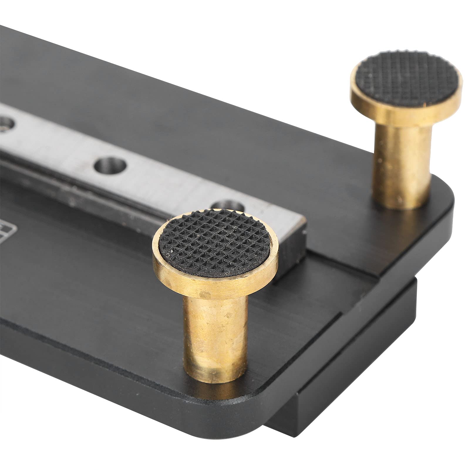 Haofy Accesorio de Afilado de Riel de Guía Lineal Duradero para Varias Herramientas, Almohadillas Antideslizantes para los Pies, para Carpinteros Profesionales