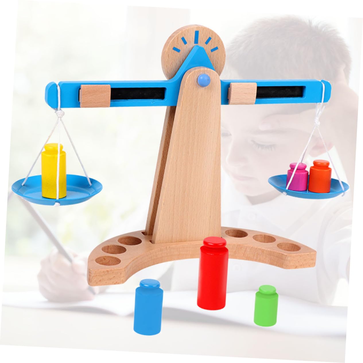 Abaodam de Madera para Juguete Educativo de Equilibrio Desarrollo para Bebés y Preescolares Aprendizaje Divertido y Seguro