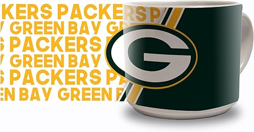 Miniatura 25 de Taza de café de cerámica Rico Industries NFL Football de 14 onzas, taza de cerámica de color del