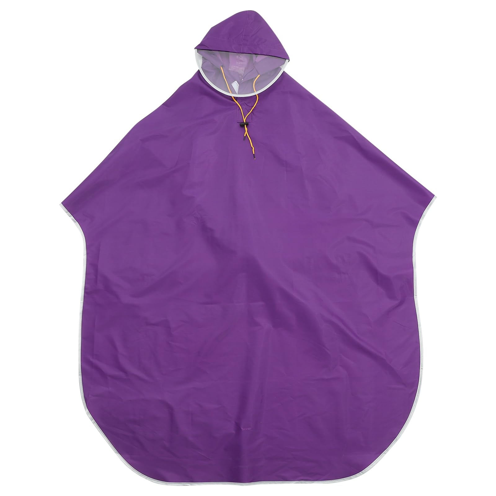 Vorcool Regen Cape Poncho mit Kappe winddicht wasserdicht Fahrrad Abdeckung für Elektromobil Camping (violett)