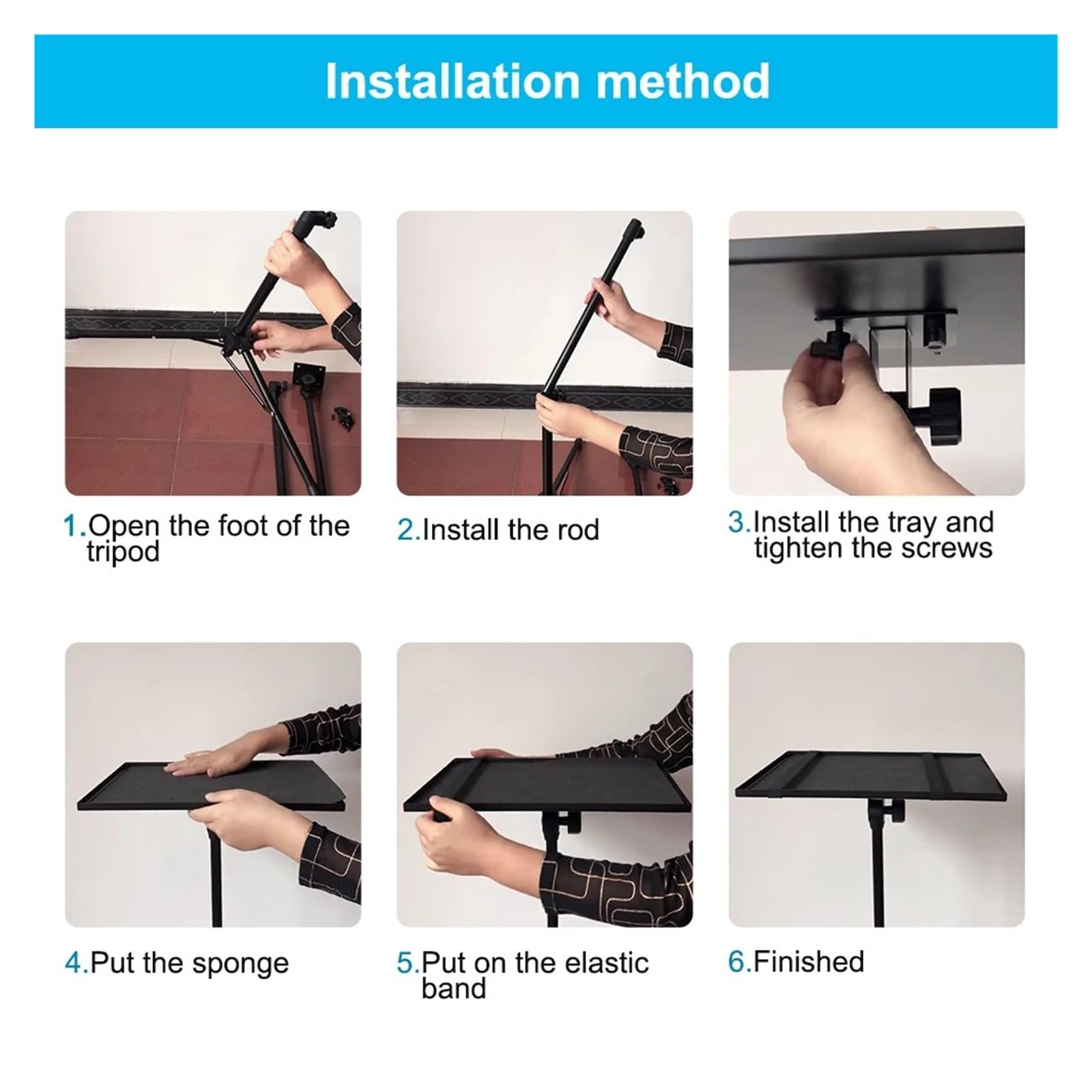 Trípode Universal for Proyector, Ajustable 160cm | Soporte de trípode ajustable for mesa y suelo de 160 cm con capacidad de carga de 10 kg