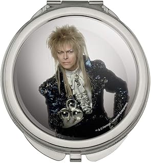 GRAPHICS & MORE David Bowie As Jareth from The Labyrinth Compact Travel Purse Handbag Makeup Mirror