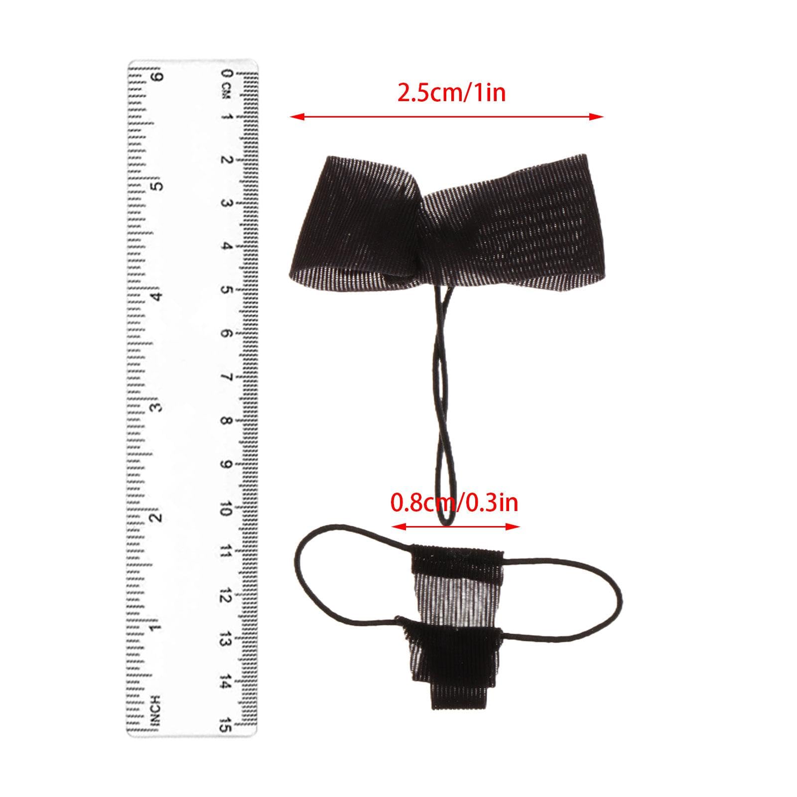 Miniatur Unterwäsche Set Handgefertigt 1/12 Frauen Puppen Accessoire Mini BH Slip Outfit Aus Stoff Passend für 6 Zoll Actionfiguren für Rollenspiel Pu, Schwarz