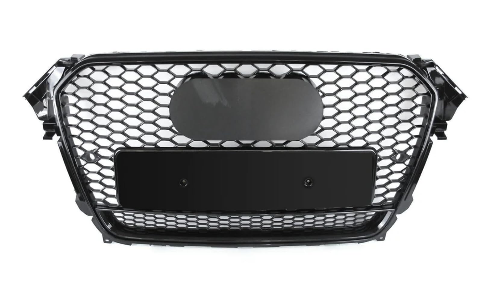 Mptuned Griglia radiatore RS4 stile grill nero lucido compatibile per Audi A4 B8 2009 2010 2011 2012