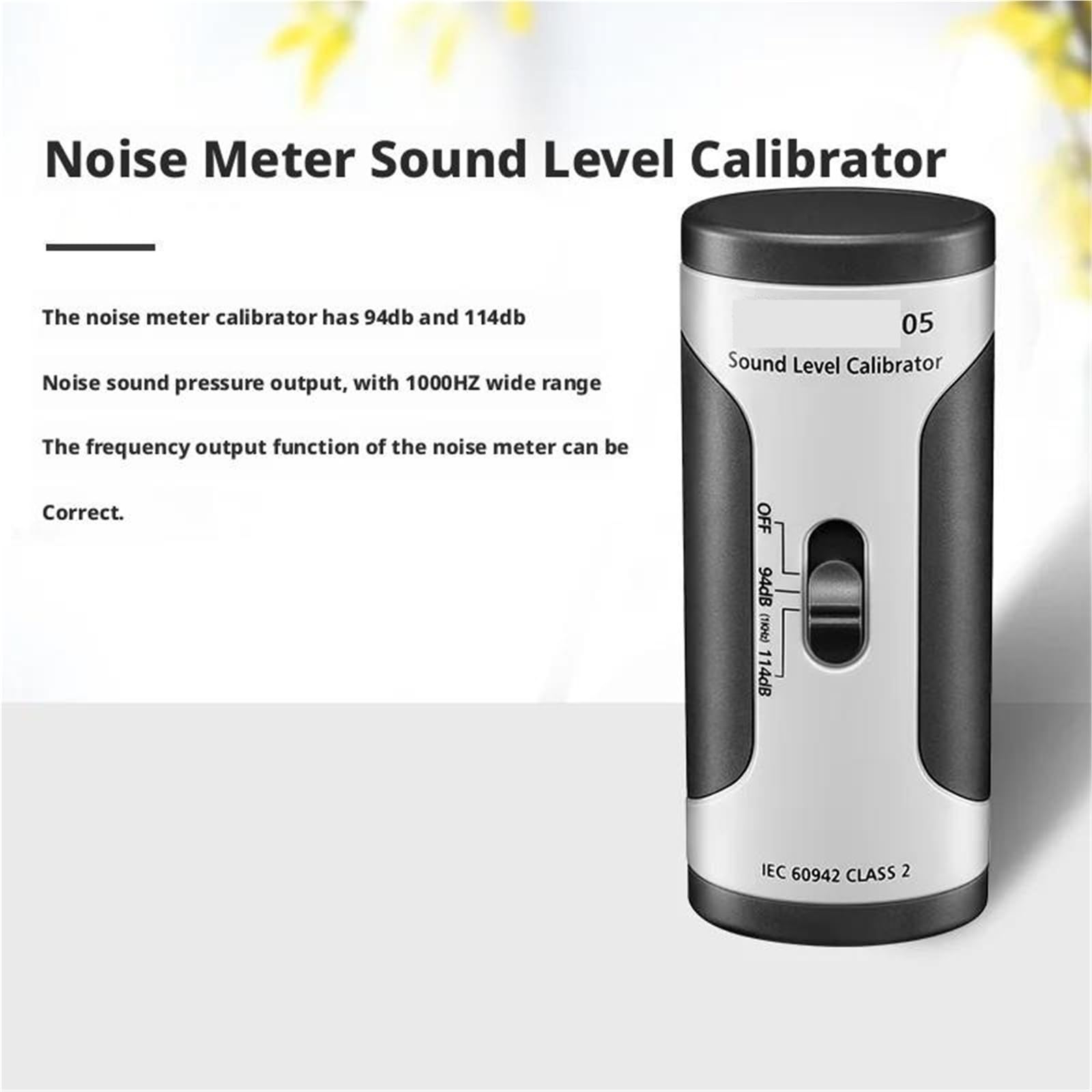 Misuratore di Decibel, fonometro, calibratore di Livello sonoro, fonometro, calibratore SC-05