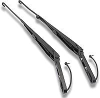 Front Windshield Wiper Arms Pair for 1999-2002 Chevy Silverado 1500/2500/3500, Tahoe, Suburban, GMC Sierra - Rustproof OEM Replacement 42548 42535