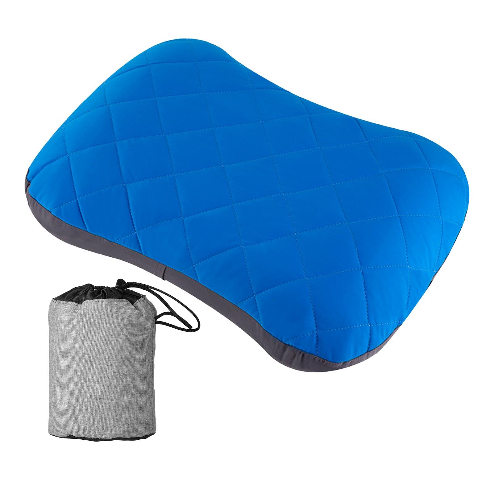 Oreiller Gonflable Ultraléger Pour Camping Et Voyage - Confortable Et Compact Avec Masque Et Bouchons Offerts