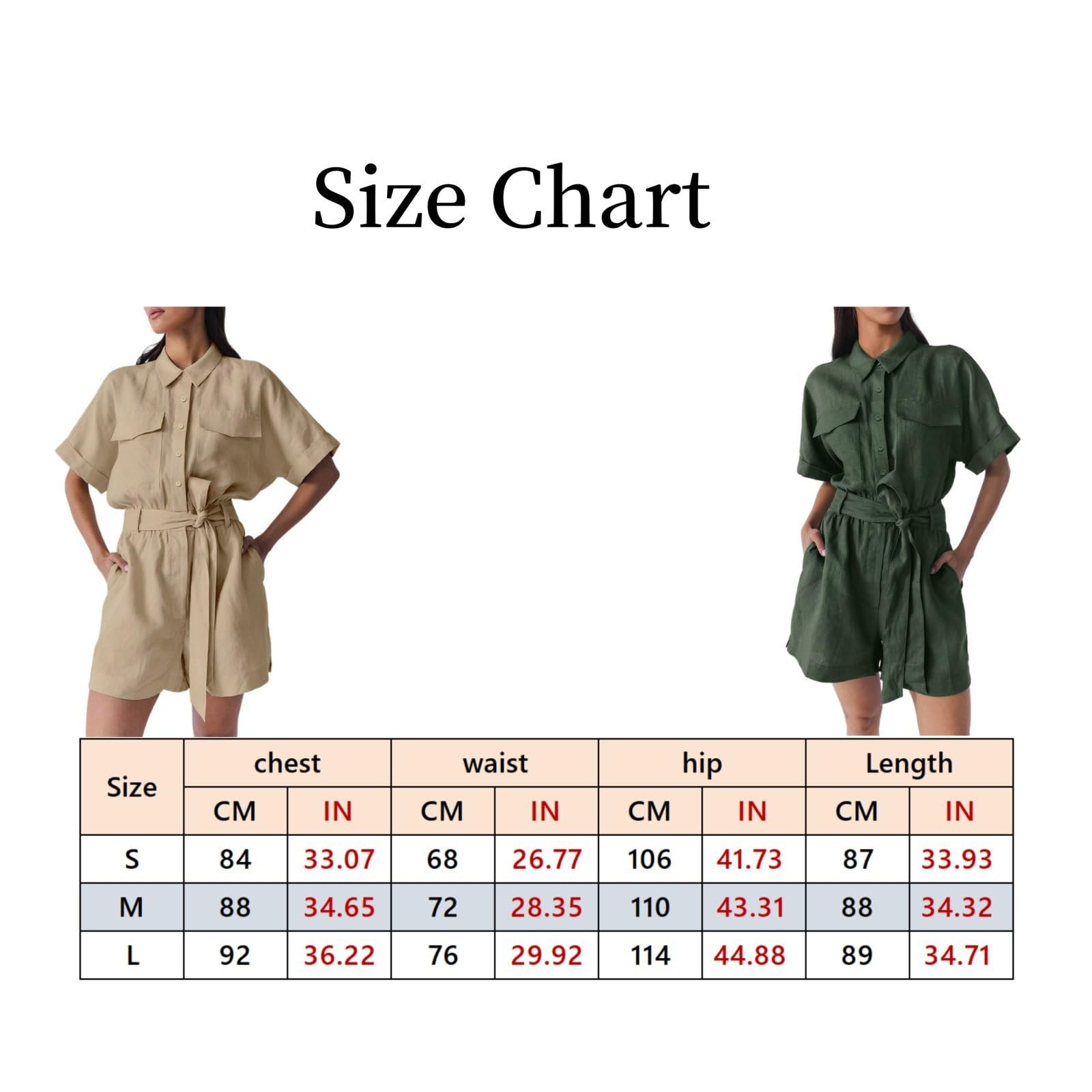 Pajacyk Z KróTkim RęKawem Dla Kobiet Casual Lace Up Button Down Szerokie Nogawki KróTkie Kombinezony