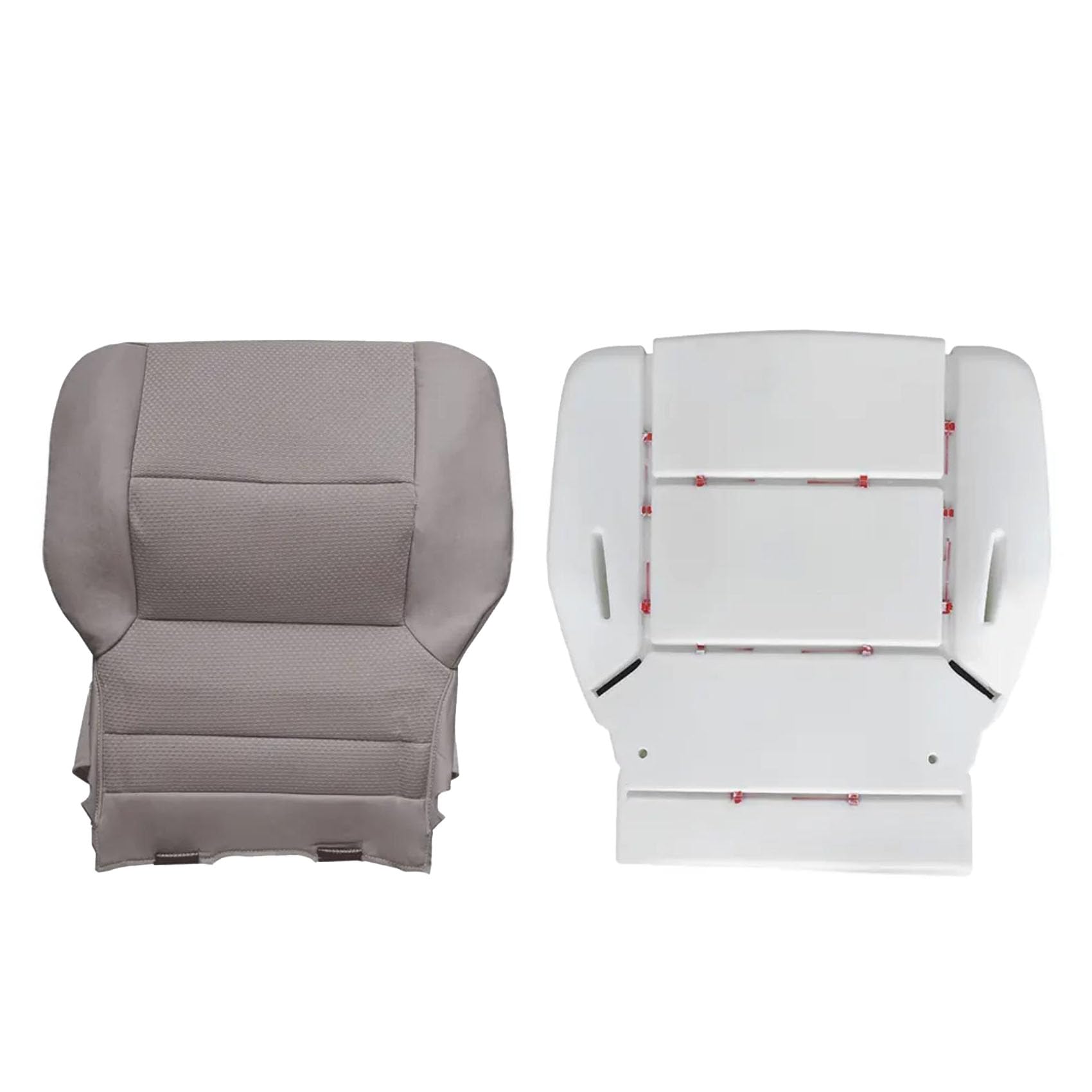 Driver Bottom Cloth Seat Cover & Foam Cushion Pad Replacement Fit for Chevy Silverado GMC Sierra 1500 2500 3500 2015-2019