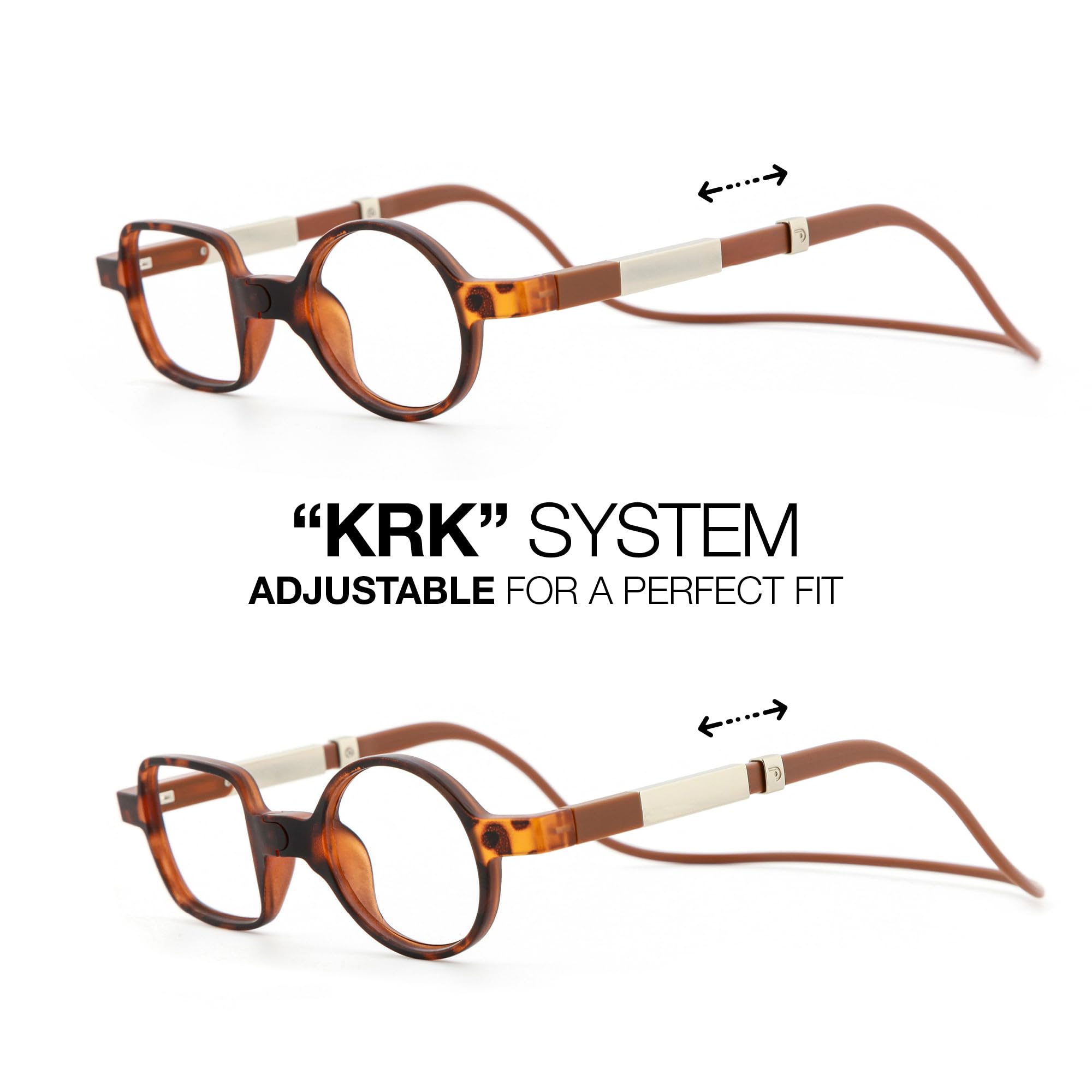 DIDINSKY Krik Occhiali da Lettura Magnetici, Anti Luce Blu | Chiusura magnetica frontale · Per leggere da vicino · Anti luce blu · Ingrandimento +1.0 a +3.0 · Custodia inclusa