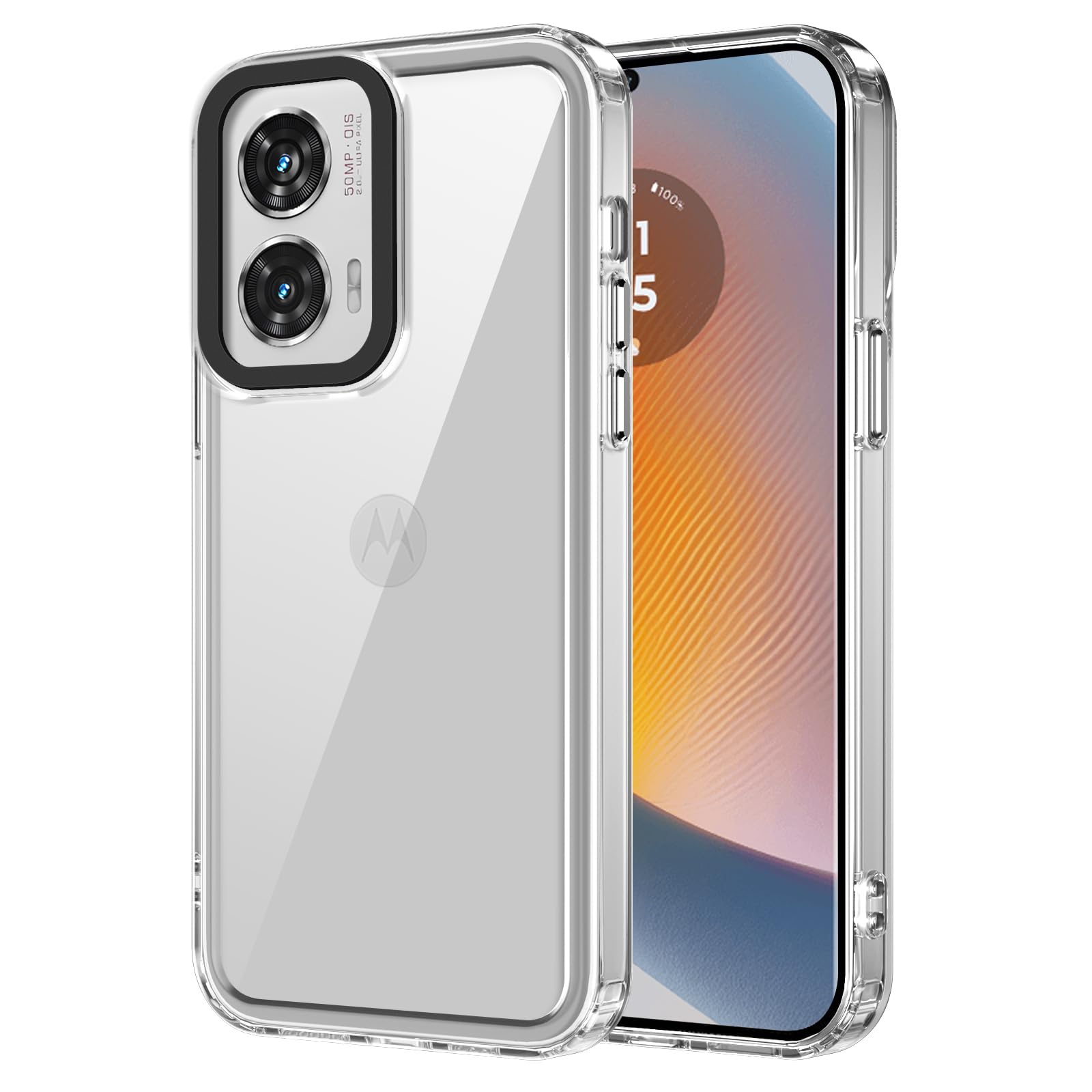ZOBRIX Back Case Cover Compatible for Moto G85 Back Case Cover | 360 Degree Protection | Camera Protection | (TPU + PC) (Transparent) (B0D9GV1C5M) Amazon Price History, Amazon Price Tracker