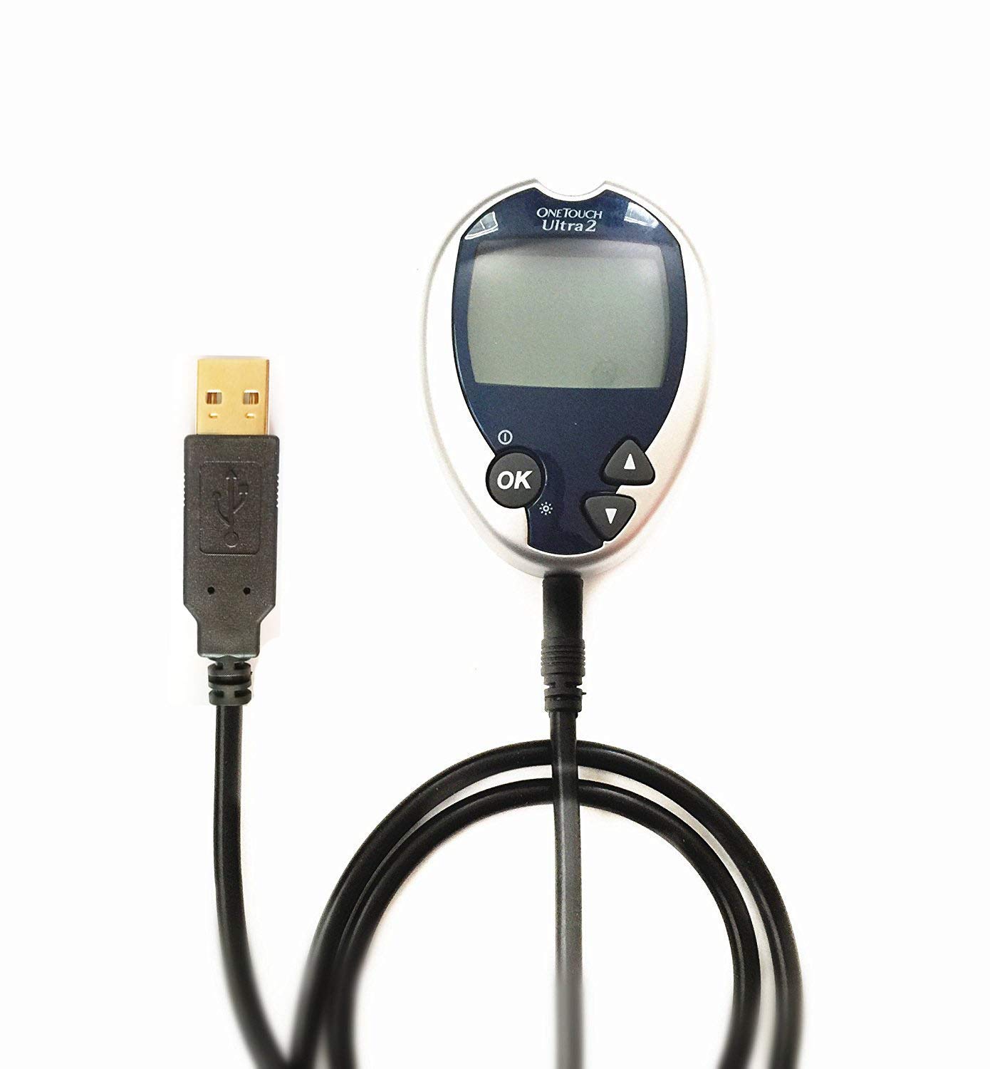 USB Glucose Meter Cable for Onetouch Glucometer with Ultra2, UltraMini, UltraLink, and Ultra Smart Glucose Meter Cable 1m