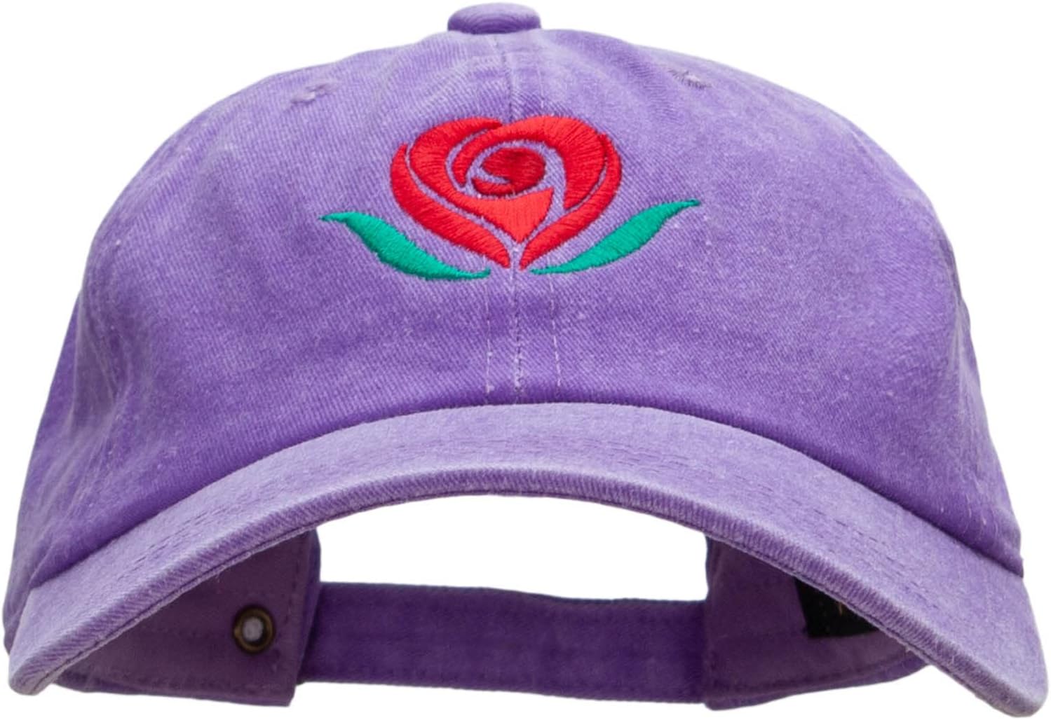 e4Hats.com Rosey Heart Embroidered Unstructured Cotton Cap