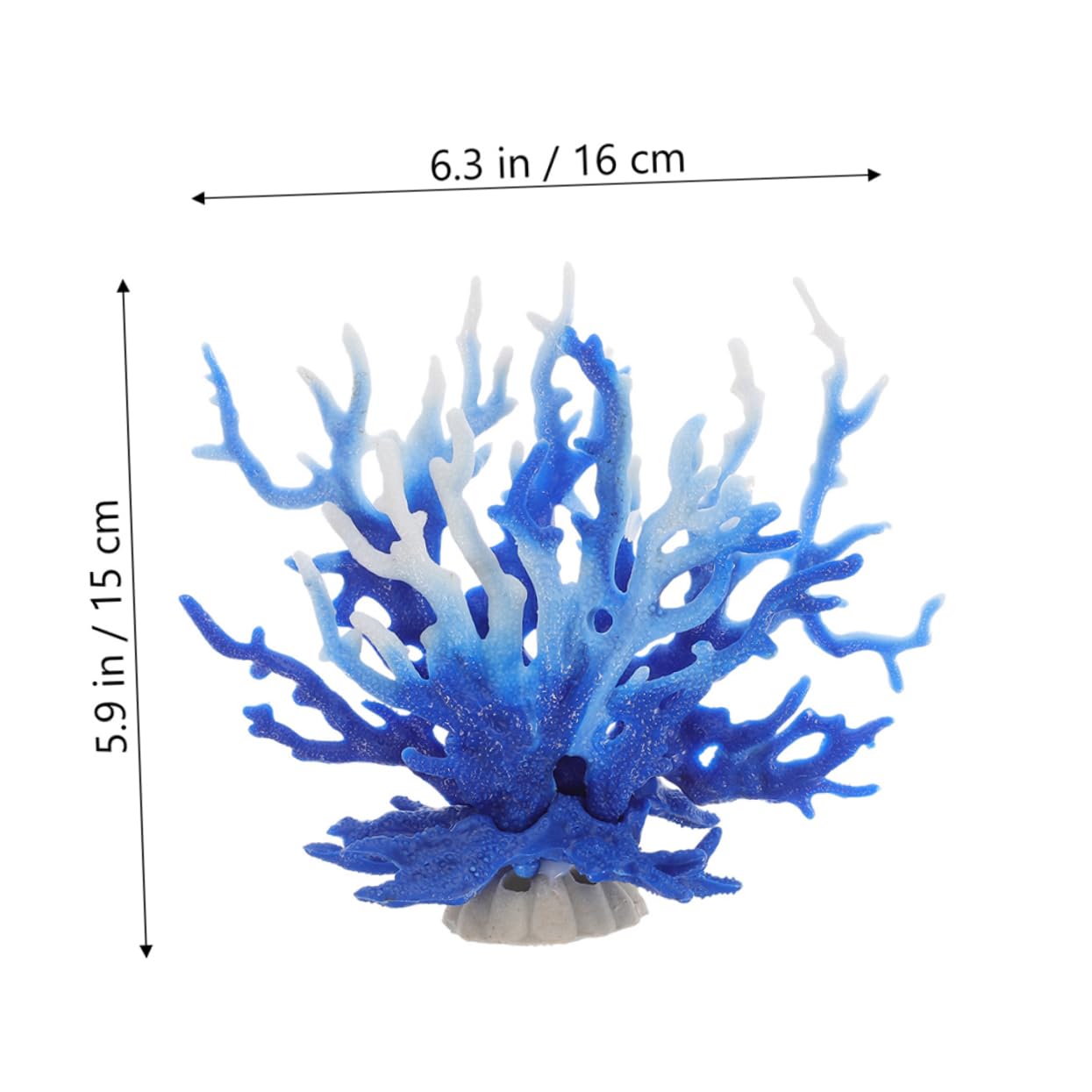 VANZACK 3pcs Coral Reef Decor Simulation Coral Ornament for Aquarium Fish Tank Enhancing Underwater Landscape