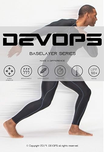 Miniatura 6 de DEVOPS Paquete de 2 leggings deportivos de compresión para hombre con bolsillosin bolsillo