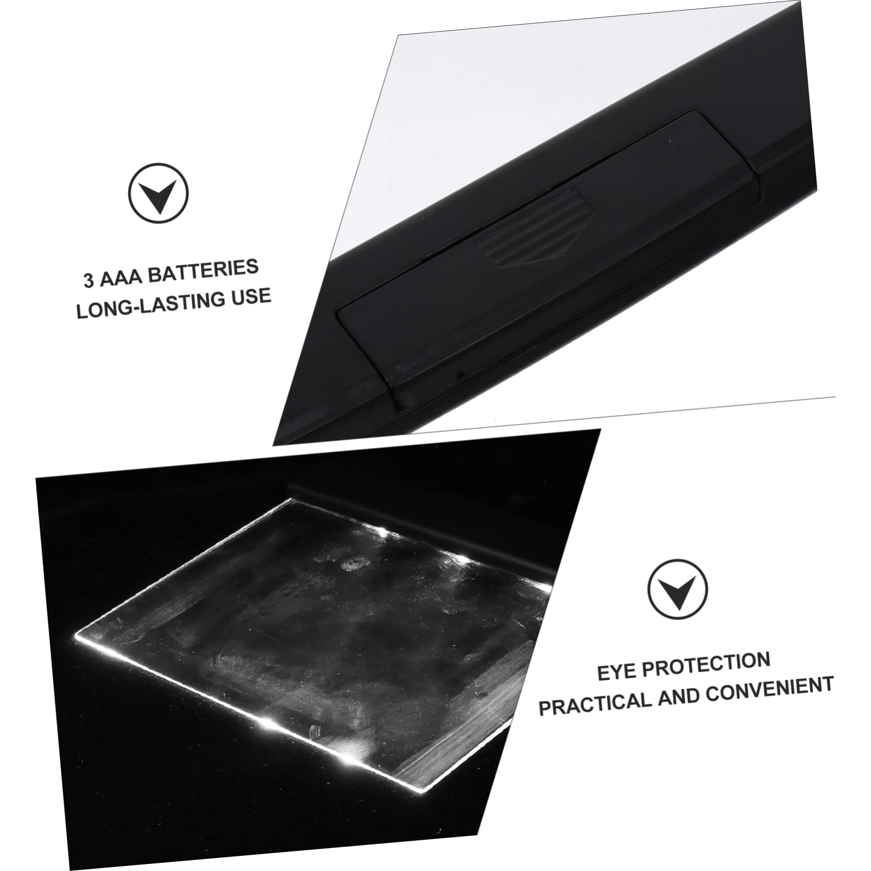 POPETPOP High Brightness Reading Lamps Eye Protection Portable Rechargeable Wall Mount Led Night Reading Lamps