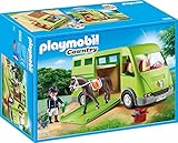 PLAYMOBIL 6928 Country Pferdetransporter mit Reiter und Pferd inkl. Zubehör, ab 5 Jahren