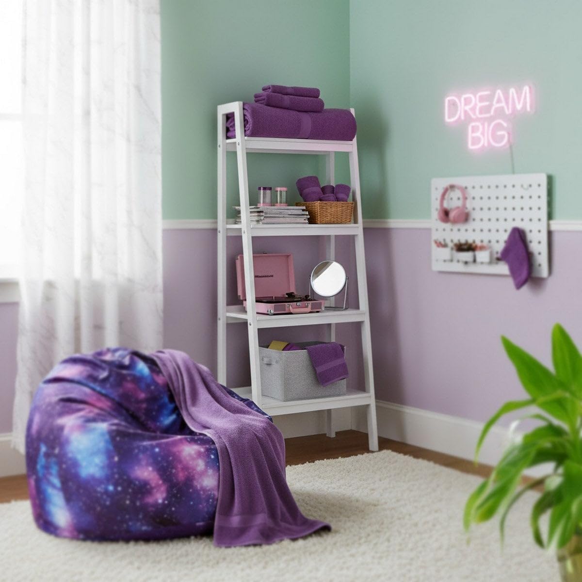 Juego de 6 Toallas Ducha Grandes Color Violeta 100% algodón 150x100 cm | Tejido suave de gran gramaje con alta absorción. Aptas para lavadora, de uso diario.
