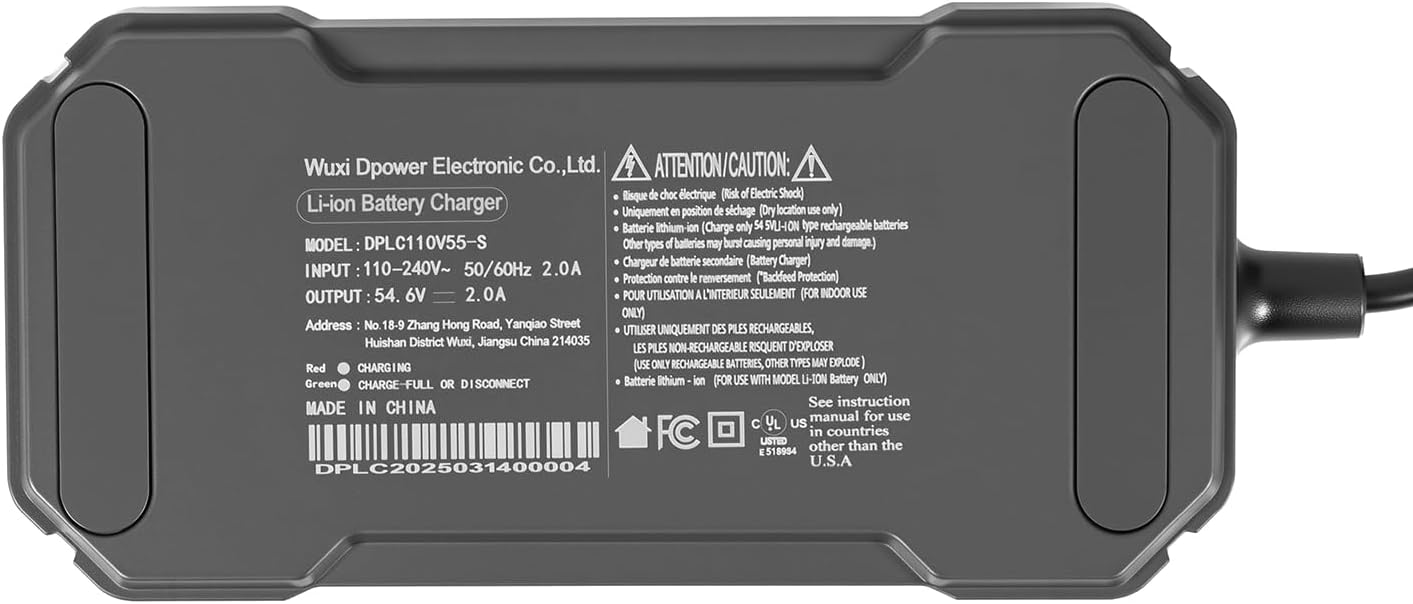 Addmotor Electirc Bike Replacement Battery Charger Suit for Addmotor Bike/Trike M-160, Greattan Series (Long Plug Versions)