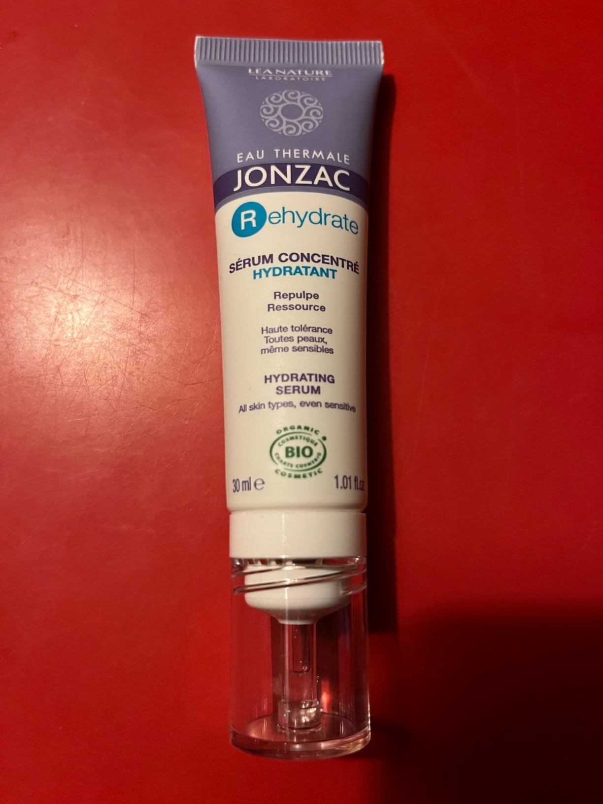 JONZAC Eau Thermale Jonzac Rehydrate Organic Pure Hyaluronic Acid Hydrating Serum for Face - 24H Hydration - Plump and Repair Dehydrated Skin - Safe for Sensitive Skin - 1.01 Fl Oz