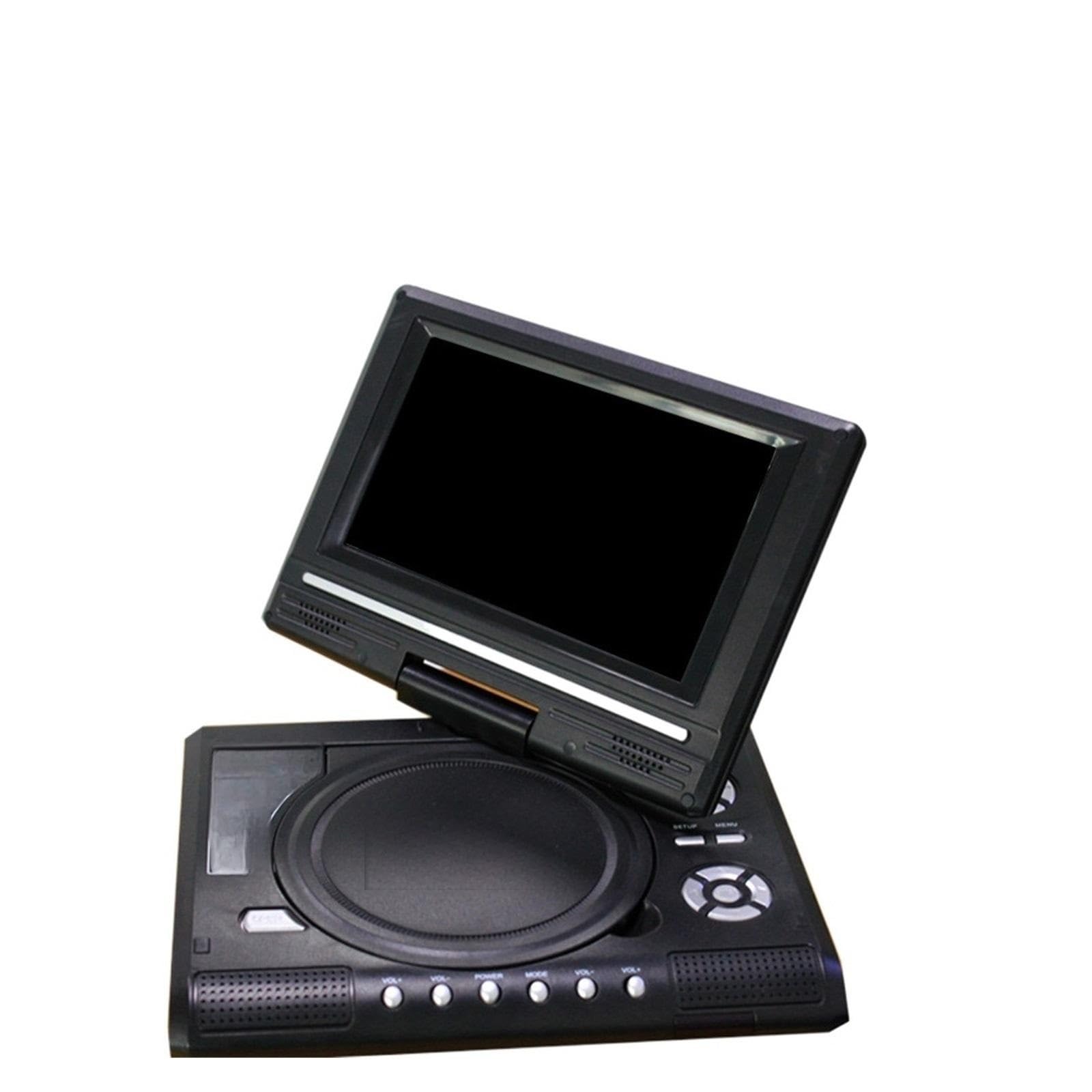 Lecteur DVD Portable HD 7,8 Pouces for la Maison et Voiture, écran LCD Rotatif Portable et doté d'une Longue autonomie.