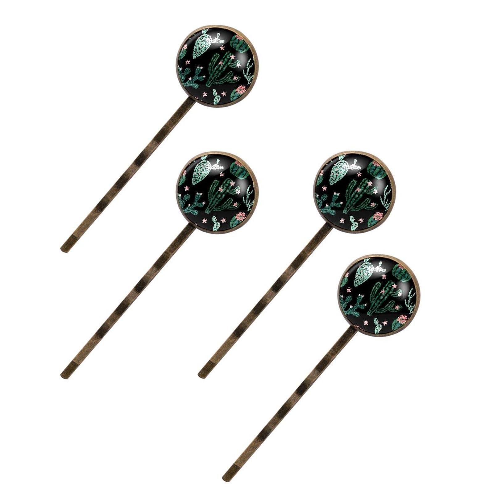 Épingle à cheveux noire cactus pour invités de mariage et fêtes - 13