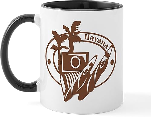 Miniatura 14 de CafePress Havana (Cuba) Taza de café de cerámica de 11 oz (11.0 fl oz)