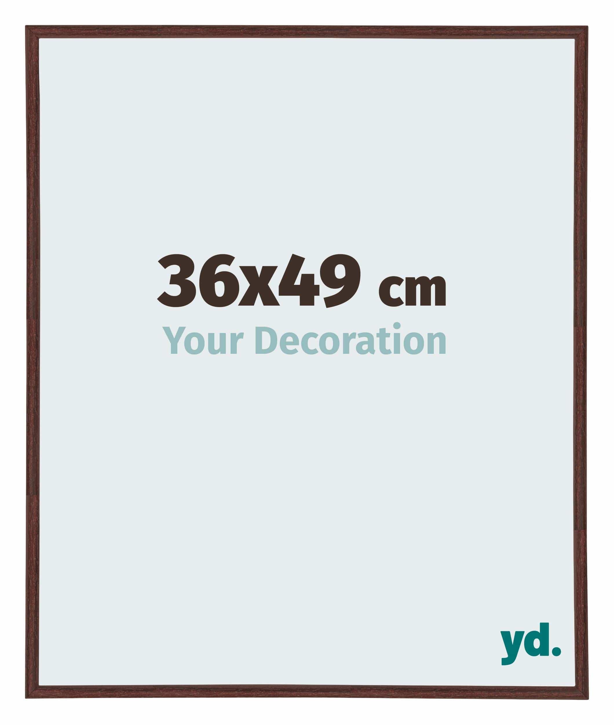 Your Decoration - Puzzle frame 36x49 - Brown - Puzzle frame 500-1000 Pieces - Plastic Photoframe - Annecy