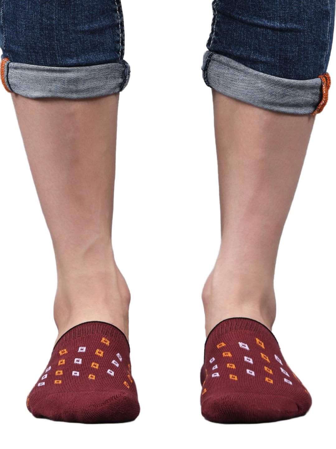 force nxt BY Dollar Men Ankle Socks Low Cut Thin Sock Lightweight Assorted Color Soft Sock (Free Size Pack of 2)-picture-28