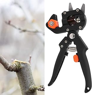 Ferramentas de enxertia de jardim Fafeicy, ferramentas de corte de plantas, ferramentas de poda de jardim para kits de ferramentas de podador de corte de árvores frutíferas, tesoura universal