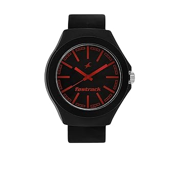 Fastrack Tees Analog Black Dial Unisex-Adult Watch-NG38004PP06W