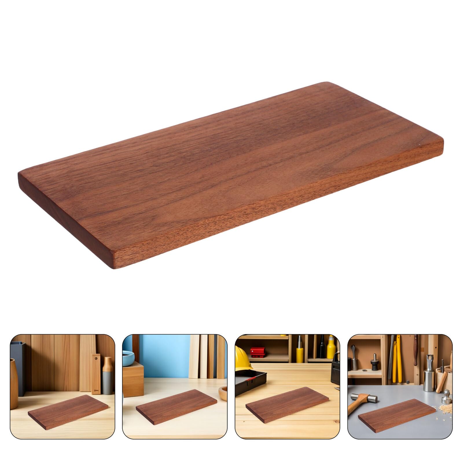 ARTIBETTER Assi di Legno di Noce Grezzo 20X10X2 CM Pannelli Decorativi in Noce per Lavori Artigianali Fai da Te Blocchi di Legno per Incisione e Progetti Creativi per Hobby e Arredamento