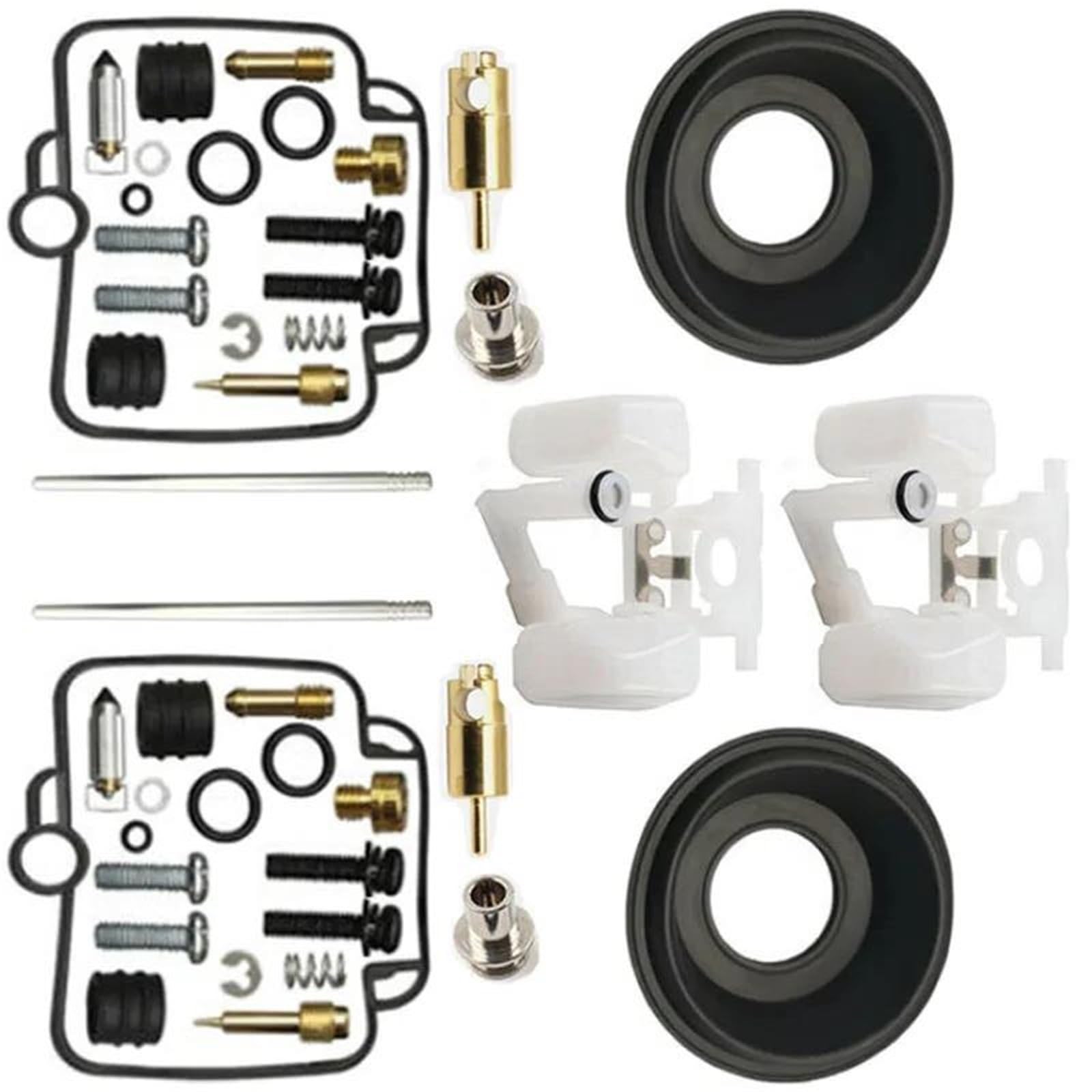 Kit revisione carburatore Kit di Riparazione del Carburatore per Motociclette, Galleggiante A Membrana, per Aprilia, per Pegaso F 650 1993-1999, Set di Ricostruzione del Carburatore(Style 4)