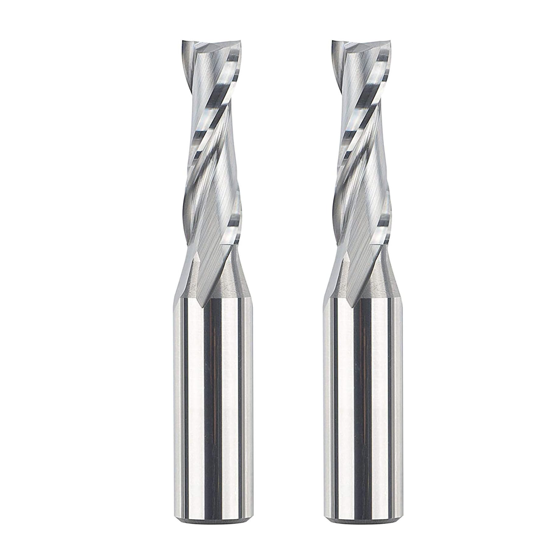 SpeTool Upcut Fraise à défoncer en spirale de 9,5 mm, diamètre de coupe de 1,27 cm, tige de 3,8 cm, fraise en carbure CNC pour mortaise sur bois, gravure, gravure