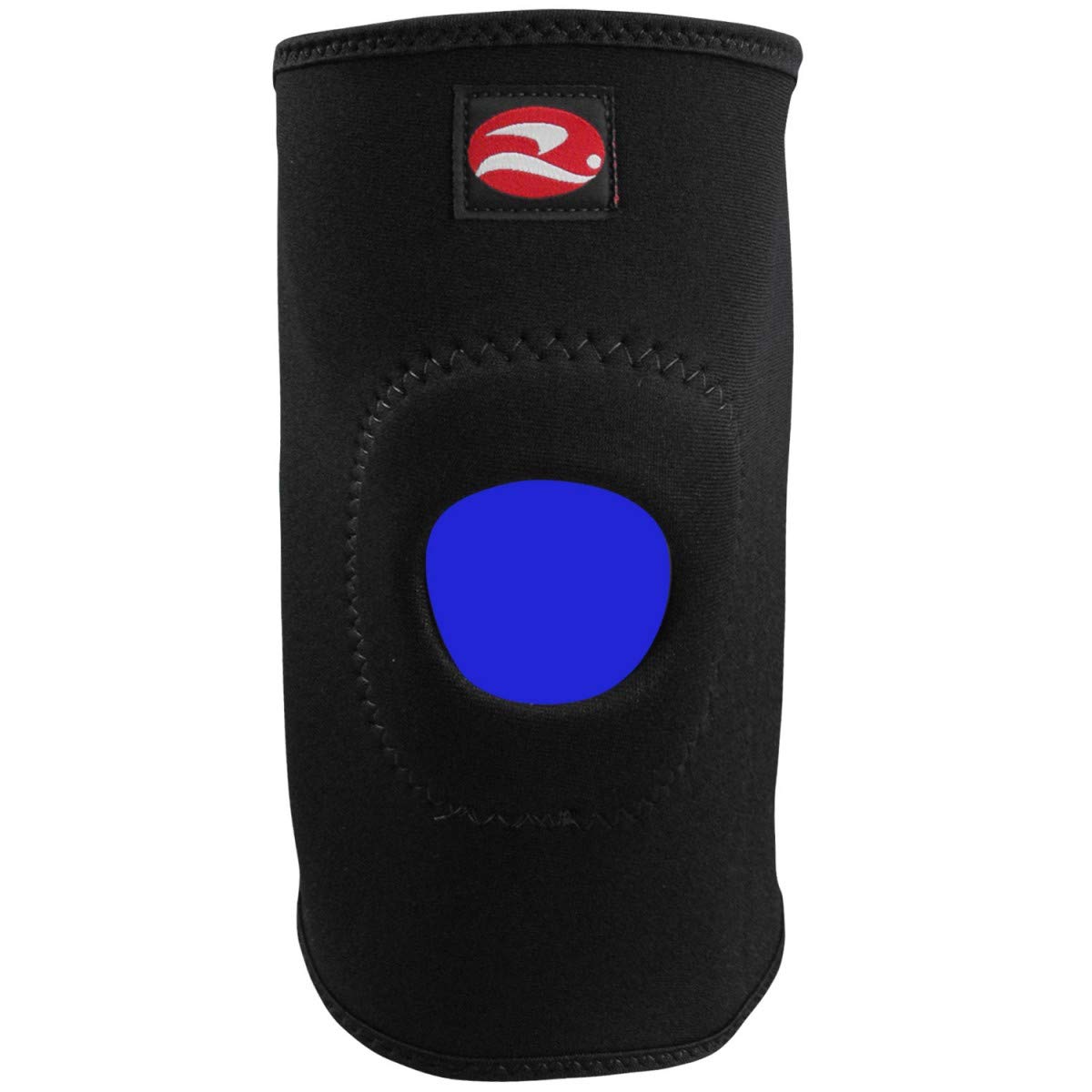 Joelheira com Orifício e Reforço Neoprene 0710 Realtex - Preta - M