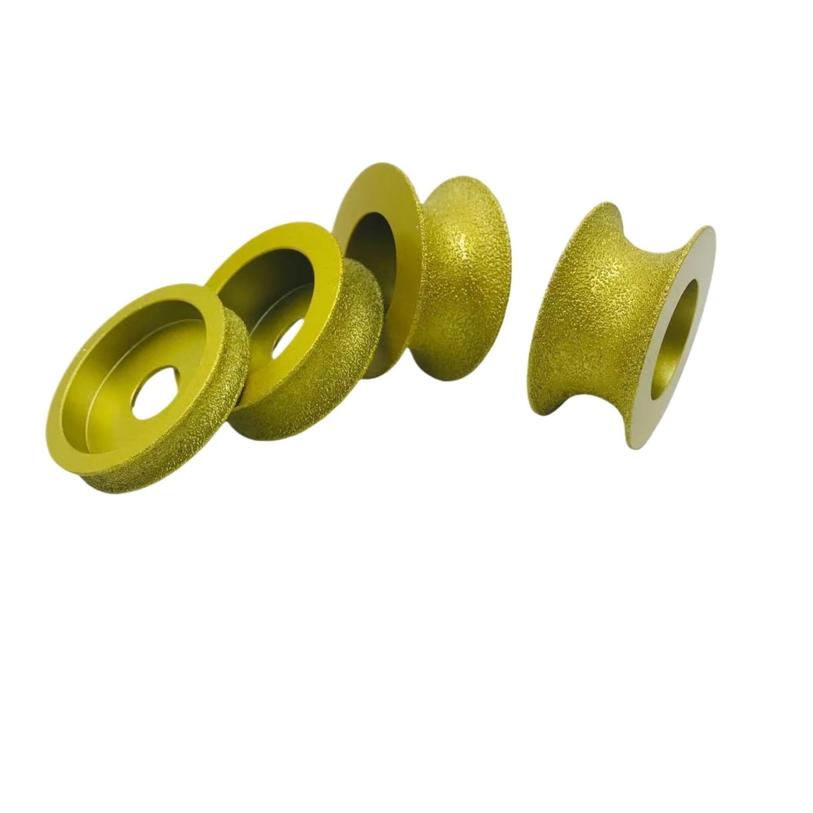 Schleifscheibe für Kantenprofile 1 Stück Bohrung 20 mm Durchmesser 75 mm trocken vakuumgelötete Diamant-Profilschleifscheibe Full Bullnose Edge Diamant-Schleifscheibe(1Pcs-35mm)